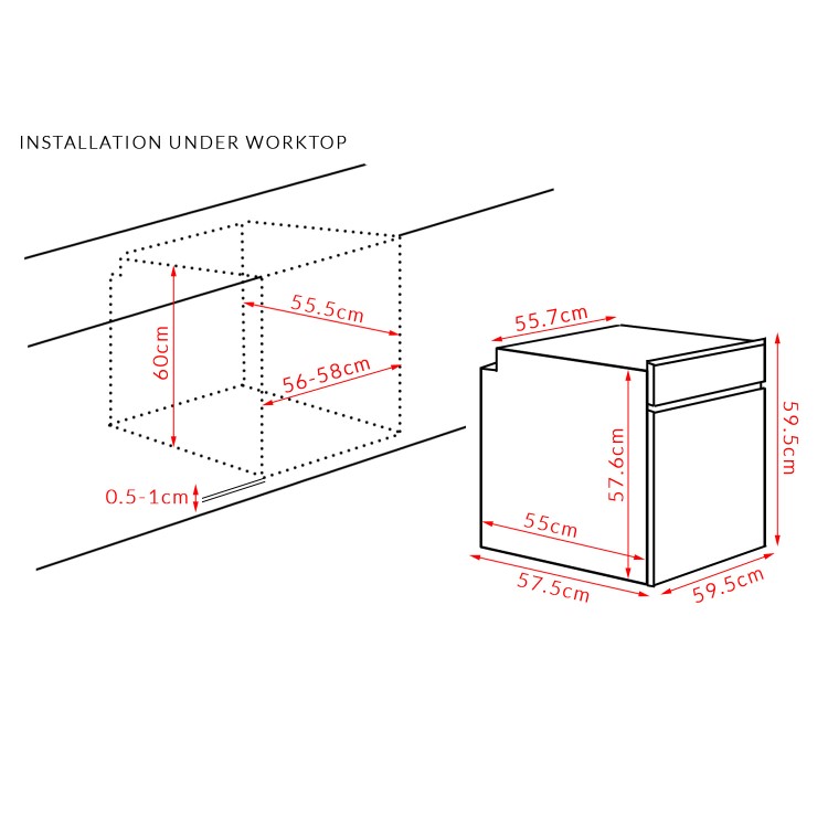 electriQ Plug In Electric Single Oven - Stainless Steel