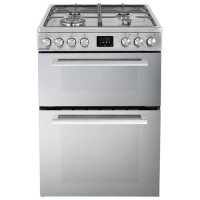 electriQ 60cm Double Oven Dual Fuel Cooker with Mirror Door electriQ 60cm Double Oven Dual Fuel Cooker with Mirror Door