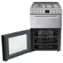Refurbished electriQ EQDF60MD 60cm Double Oven Dual Fuel Cooker with Mirror Door