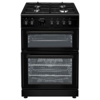 electriQ 60cm Dual Fuel Cooker - Black electriQ 60cm Dual Fuel Cooker - Black