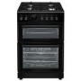 electriQ 60cm Dual Fuel Cooker - Black