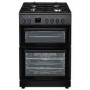 electriQ 60cm Dual Fuel Cooker - Charcoal Grey