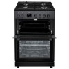 electriQ 60cm Dual Fuel Cooker - Charcoal Grey
