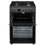 electriQ 60cm Dual Fuel Cooker - Charcoal Grey