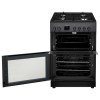 electriQ 60cm Dual Fuel Cooker - Charcoal Grey