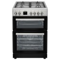 EQDFC360SS electriQ 60cm Dual Fuel Cooker - Stainless Steel