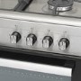 Refurbished electriQ EQDFC360SS 60cm Dual Fuel Cooker with Double Oven Stainless Steel