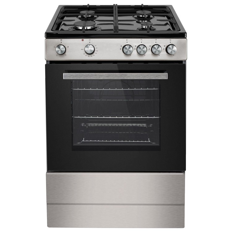 Refurbished electriQ EQDFS1C60A 60cm Dual Fuel Cooker Stainless Steel