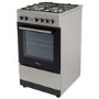 electriQ 50cm Dual Fuel Cooker - Silver
