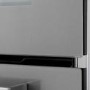 Refurbished electriQ EQDO1LG 60cm Double Built In Electric Oven Lunar Grey
