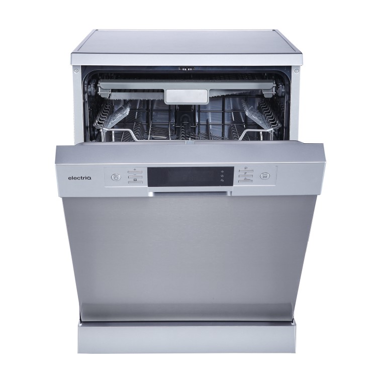 electriQ 15 Place Freestanding Dishwasher - Stainless Steel