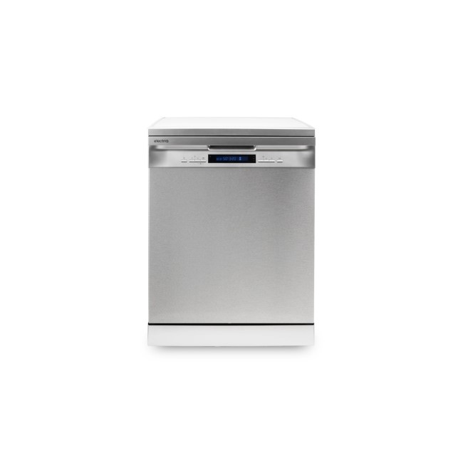 Refurbished electriQ EQDW60SS 14 Place Freestanding Dishwasher Silver