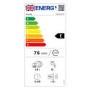 electriQ Integrated Slimline Dishwasher - White control panel - Quick Wash Quiet