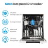 electriQ - 14 Place Settings Fully Integrated Dishwasher
