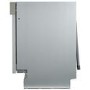 electriQ Semi-Integrated Dishwasher - Stainless steel control panel