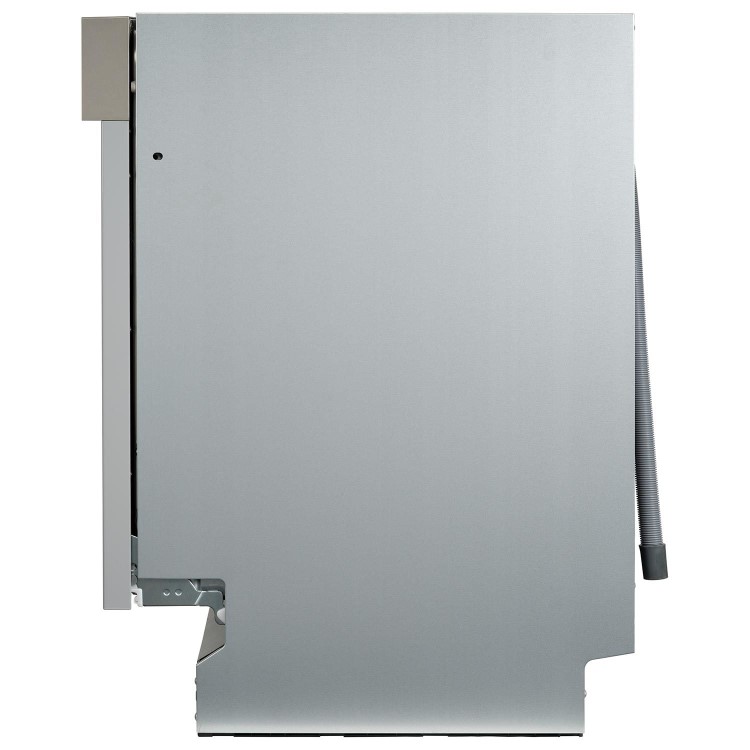 electriQ Semi-Integrated Dishwasher - Stainless steel control panel
