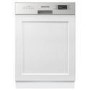electriQ Semi-Integrated Dishwasher - Stainless steel control panel