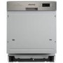 electriQ Semi-Integrated Dishwasher - Stainless steel control panel