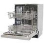 electriQ Semi-Integrated Dishwasher - Stainless steel control panel