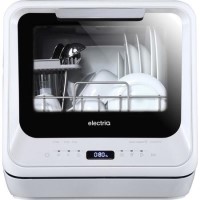 electriQ Mini Table Top Portable Dishwasher - White electriQ Mini Table Top Portable Dishwasher - White