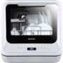 Refurbished electriQ EQDWTTGF 2 Place Mini Table Top Dishwasher White