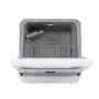 electriQ Mini Table Top Portable Dishwasher - White