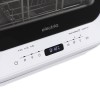 electriQ Freestanding Mini Table Top Portable Dishwasher - White