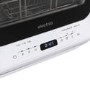 Refurbished electriQ EQDWTTGF Mini Table Top Portable Dishwasher White