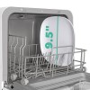electriQ Freestanding Mini Table Top Portable Dishwasher - White