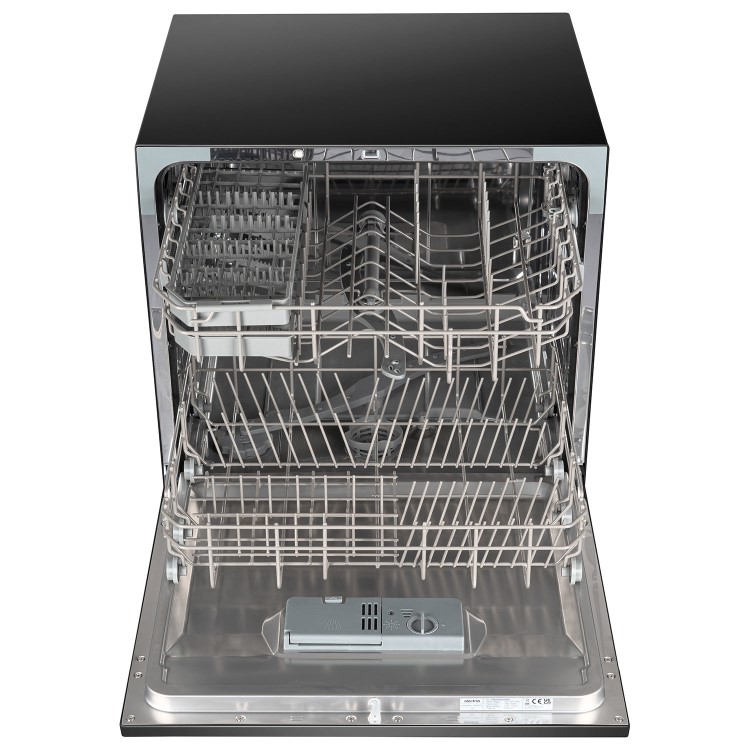 electriQ XL Mini Table Top Dishwasher - Black