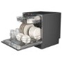 electriQ XL Mini Table Top Dishwasher - Black