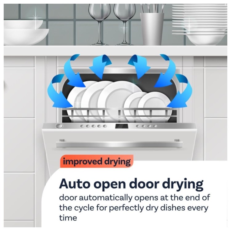 electriQ XL Mini Table Top Dishwasher - Black