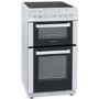 electriQ 50cm Twin Cavity Electric Cooker - White