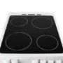 electriQ 50cm Twin Cavity Electric Cooker - White