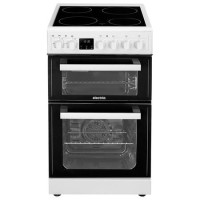 electriQ 50cm Double Cavity Electric Cooker - White