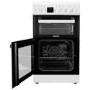 electriQ 50cm Double Cavity Electric Cooker - White
