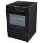 Refurbished electriQ EQEC60B1CERAMIC 60cm Single Oven Cooker with Ceramic Hob Black