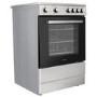 electriQ 60cm Electric Cooker - Stainless Steel
