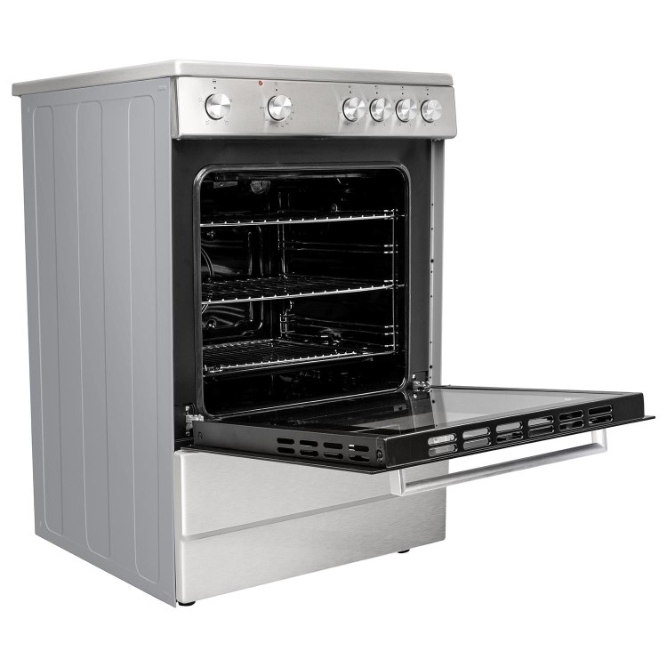 Refurbished electriQ 60cm Electric Cooker - Stainless Steel