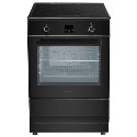 78895207/1/EQEC60SIK Refurbished electriQ 60cm Single Oven Cooker with Induction Hob - Black