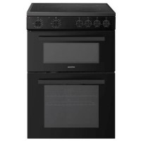 Refurbished electriQ EQEC60TWB4 60cm Ceramic Twin Cavity Cooker Black
 Refurbished electriQ EQEC60TWB4 60cm Ceramic Twin Cavity Cooker Black