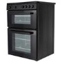 electriQ 60cm Twin Cavity Electric Cooker - Black