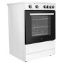 Refurbished electriQ EQECW160CERAMIC 60cm Electric Cooker White