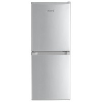 electriQ 155 Litre 50/50 Freestanding Fridge Freezer - Silver