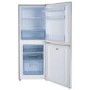 electriQ 155 Litre 50/50 Freestanding Fridge Freezer - Silver