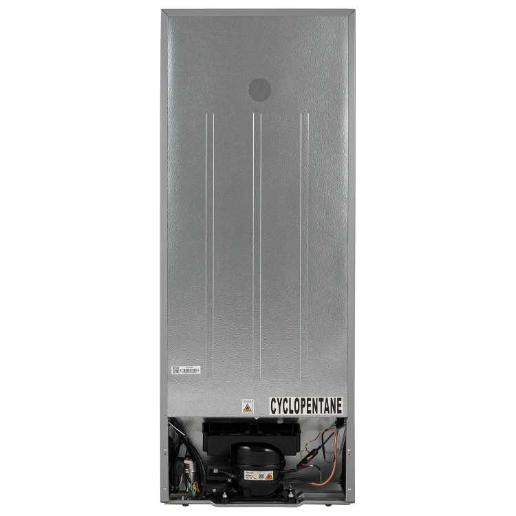 electriQ 155 Litre 50/50 Freestanding Fridge Freezer - Silver