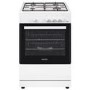electriQ 60cm Gas Cooker - White