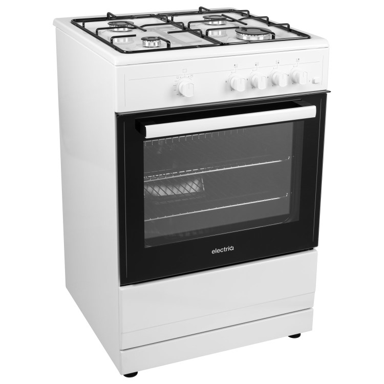 electriQ 60cm Gas Cooker - White