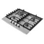electriQ 60cm 4 Burner Gas Hob - Stainless Steel