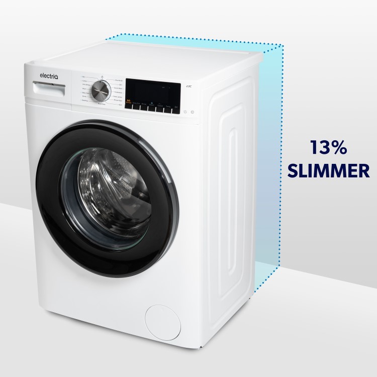 electriQ 10kg 1400rpm Washing Machine - White